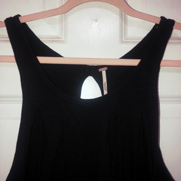 Free People TOOSALOOSA ATTINA TANK black NEW - Picture 9 of 16